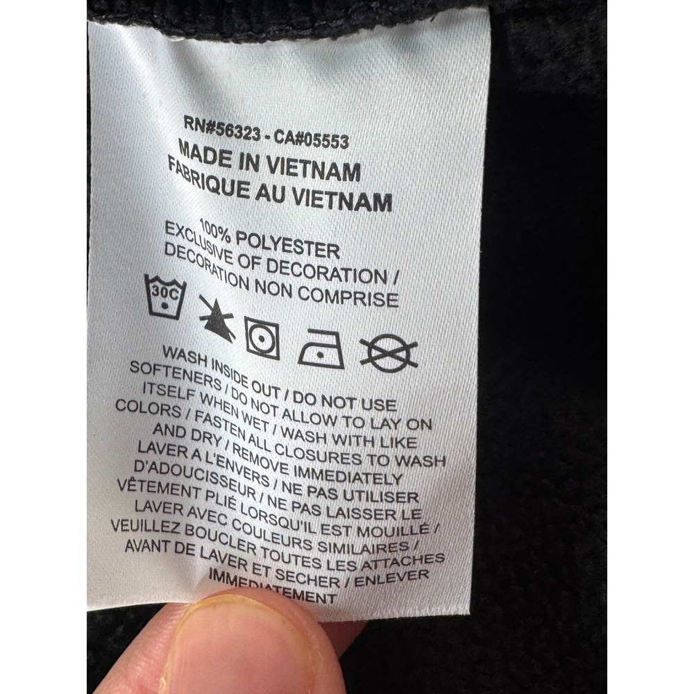 Nike Therma-FIT Mens XXL Black Full Zip Fleece Vest camping workout athletic - Picture 5 of 8